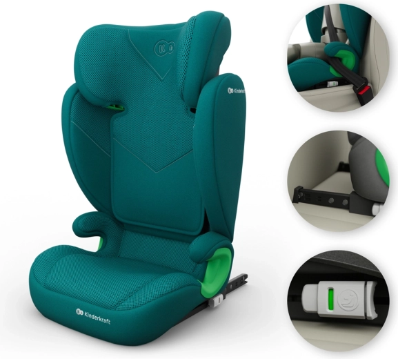 Stabilní ISOFIX s indikátory správné montáže