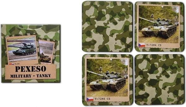 Pexeso Retro Vojenské Tanky
