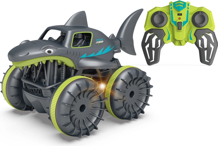 RC obojživelné auto Žralok 1:18 – zelené