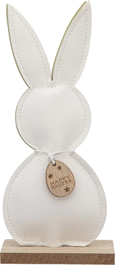 Dekorativní figurka zajíc se závěskem 23 cm