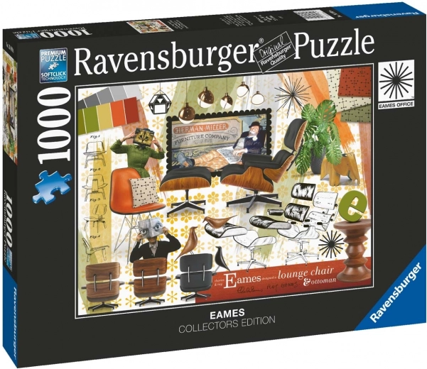 Ravensburger puzzle Eames Design Classics 1000 dílků