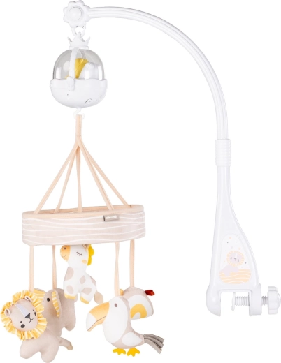 Chipolino hudební kolotoč nad postýlku s projektorem lion & friends