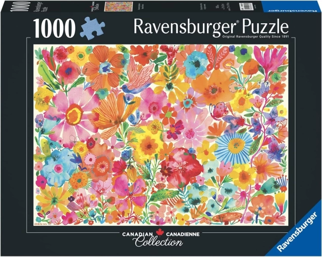 Ravensburger puzzle Canadian Collection: kvetoucí krásky 1000 dílků