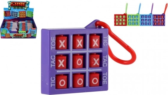 Přívěsek hra Piškvorky 5 × 5 cm – kapesní cestovní hra