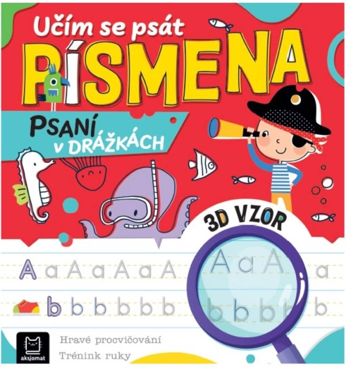 Psaní v drážkách – učím se psát písmena - 1 kus