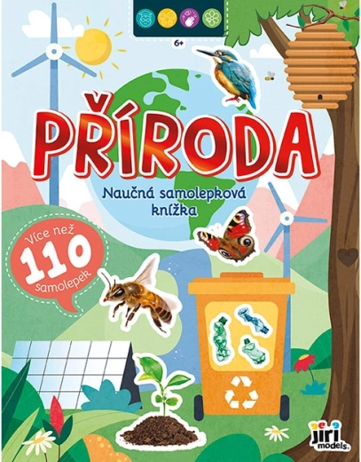 Naučná samolepková knížka Příroda 6+