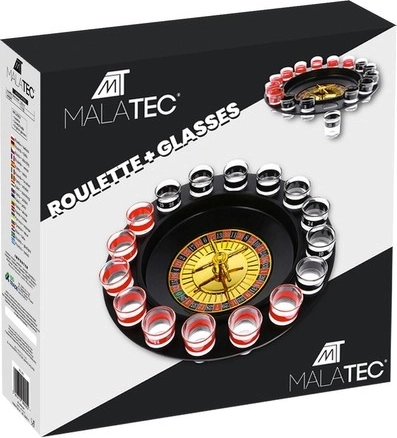 Malatec alkoholová ruletka s panáky