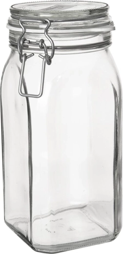 Skleněná dóza s klipovým uzávěrem Gothika 1,45 l