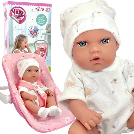 WOOPIE Royal dětská panenka 30,5 cm s růžovým nosítkem