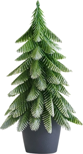 Stříbrné mrazivé zakončení větviček