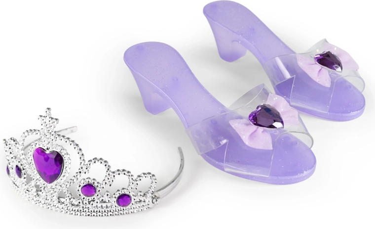Princeznovská sada se střevíčky fialová