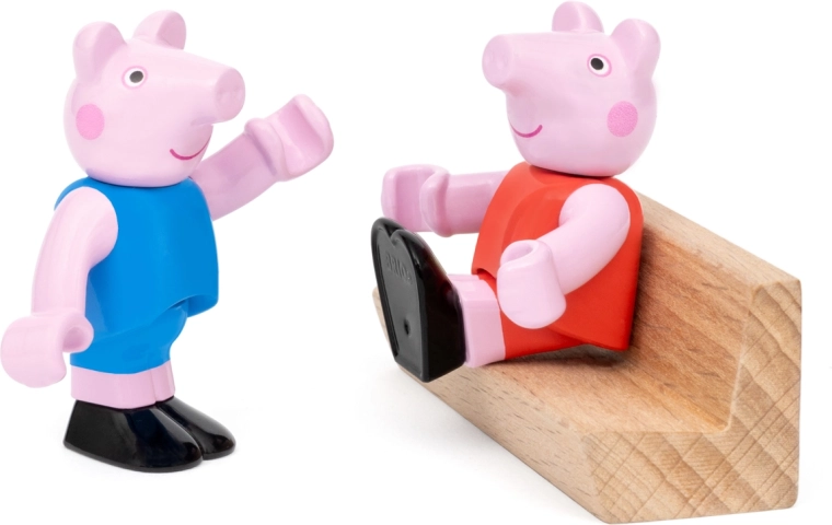 Oblíbené postavičky Peppy a George