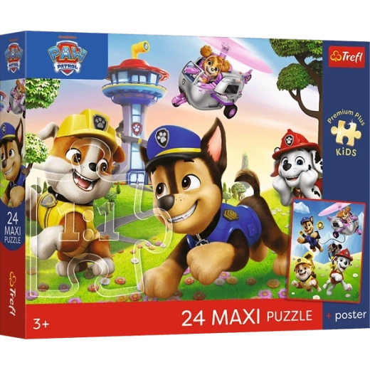 24 extra velkých dílků pro malé děti