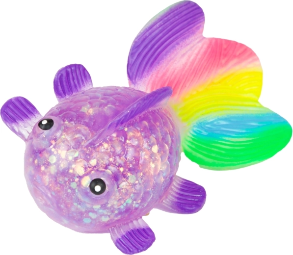 Třpytivý efekt a duhová ploutev