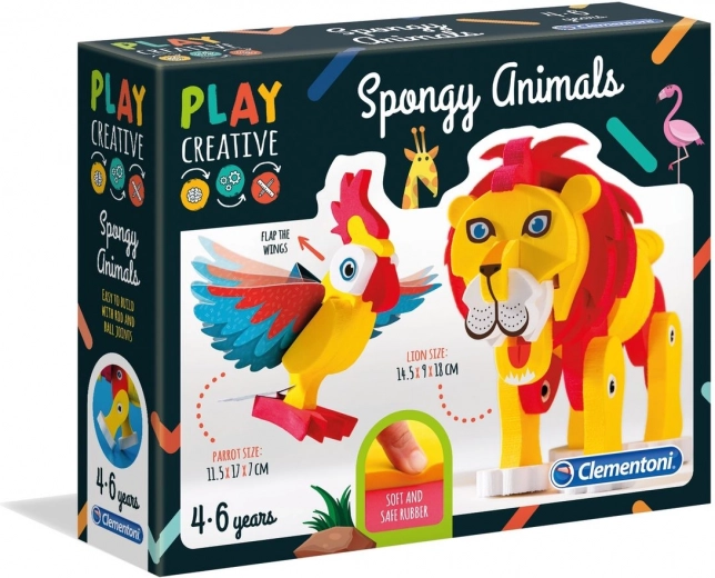 Clementoni měkká zvířátka – kreativní sada pro děti