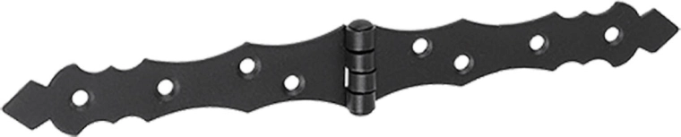 Francouzský ozdobný závěs 250 × 34 × 2 mm černý