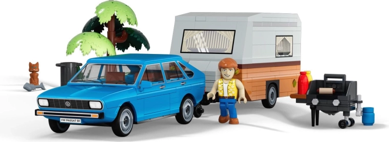 Kempingová scénka a figurky pro příběh