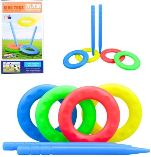 Hra házení kroužků Ring Toss - 1 ks