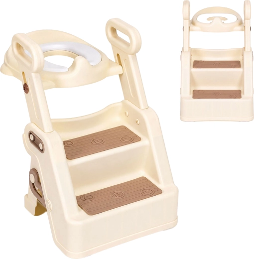 Ecotoys dětské WC prkénko s redukcí a schůdky