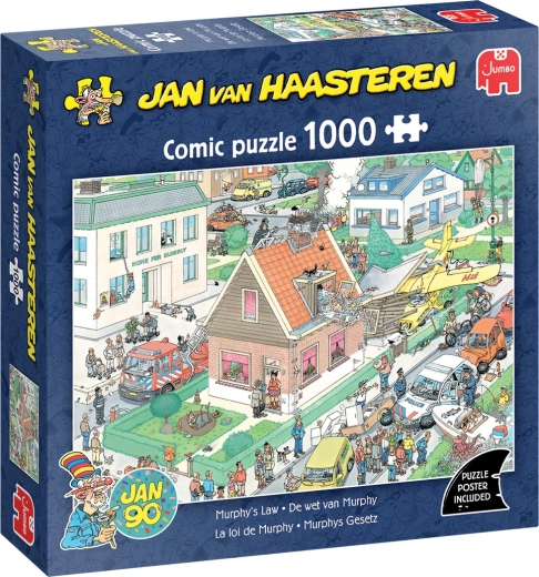 Jumbo puzzle Jan van Haasteren: Murphyho zákony 1000 dílků