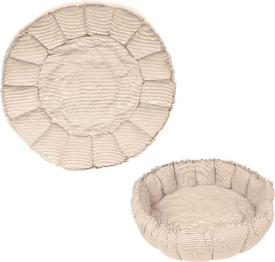 Play&Go Coco Bloom dětské hnízdo – Modré pruhy