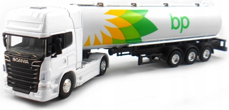 Kovový model nákladního auta s cisternou 1:64 SCANIA V8 R730