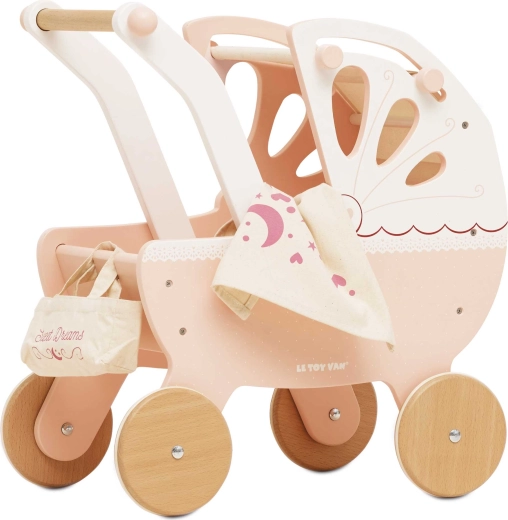 Le Toy Van dřevěný kočárek pro panenky Sweetdreams