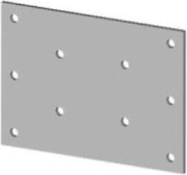 Spojovací deska 70 × 70 mm pozinkovaná ocel