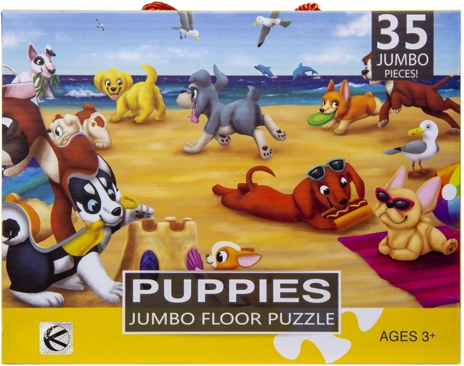 XXL dětské puzzle štěňátka 35 dílků - 1 kus
