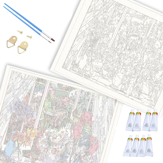 Napnuto na dřevěném blejtrámu