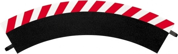 Vnější krajnice pro zatáčku 1/60° R1 pro autodráhy CARRERA EVOLUTION, DIGITAL 132 a DIGITAL 124