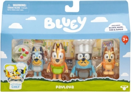 Sada figurek Bluey Čas na dezert - 4 ks