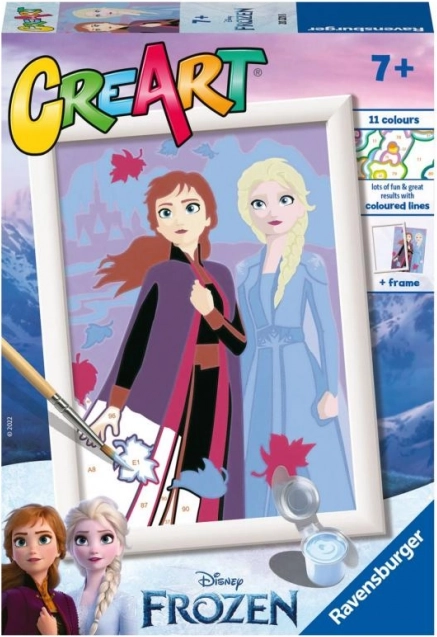 CreArt Disney Ledové království – Sestry navždy malování podle čísel