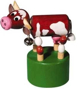 Detoa mačkací figurka kráva