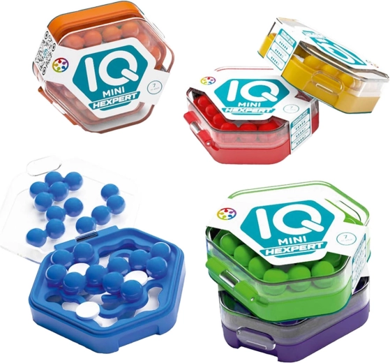 MINDOK Smart Games IQ Mini Hexpert kapesní hlavolam pro 1 hráče - 1 kus