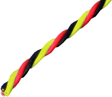 Hitec třížilový kroucený servo kabel 3 × 0,13 mm (26 AWG) - 1 m