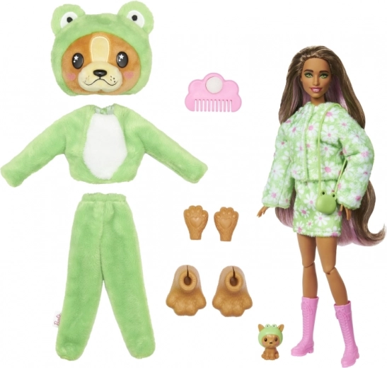 Panenka Barbie s módními doplňky