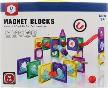 Magnetická kuličková dráha 78 dílků