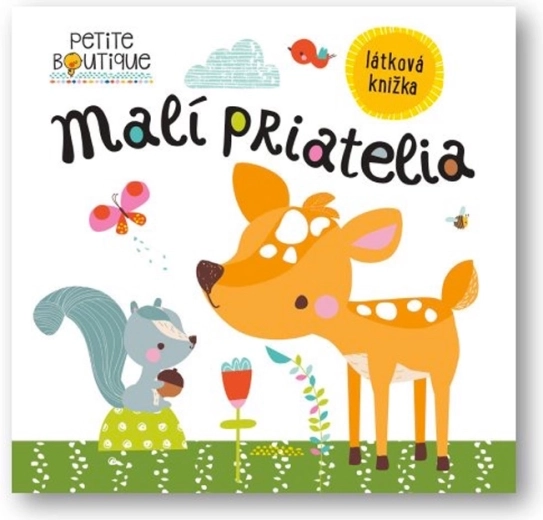 Petite Boutique Malí přátelé, látková knížka pro nejmenší