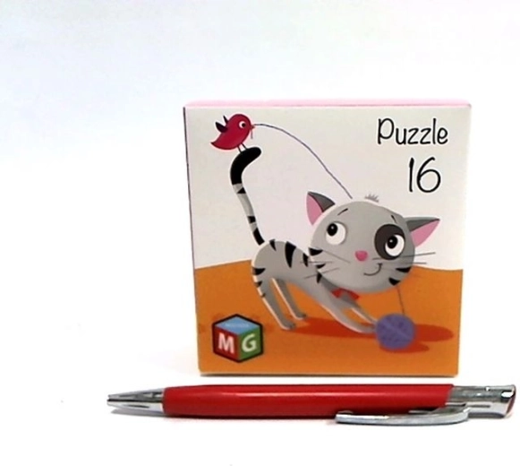 Puzzle 16 dílků koťátko