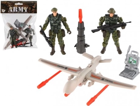 Armádní Sada Dron s Doplňky pro Děti