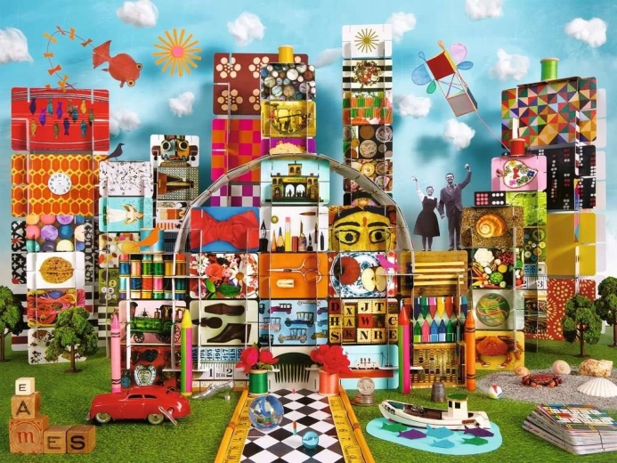 Ravensburger puzzle Eamesův fantastický dům 1500 dílků
