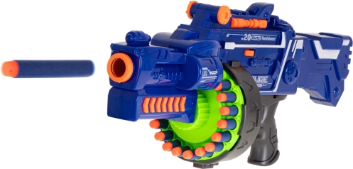 Elektrický bubnový pistole BLAZE STORM s 40 pěnovými šipkami