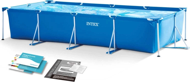 Zahradní rámový bazén 450 × 220 × 84 cm INTEX