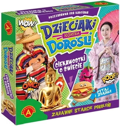 Dzieciaki kontra dorośli: Ciekawostki o světě – rodinná karetní hra