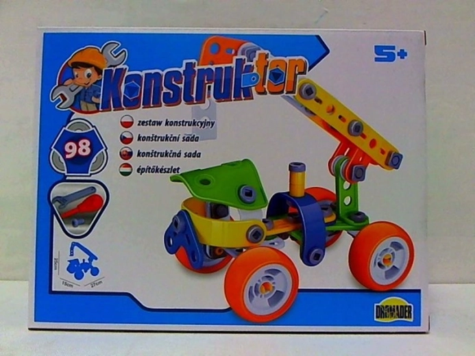 Konstrukční stavebnice vozidlo 98 dílků