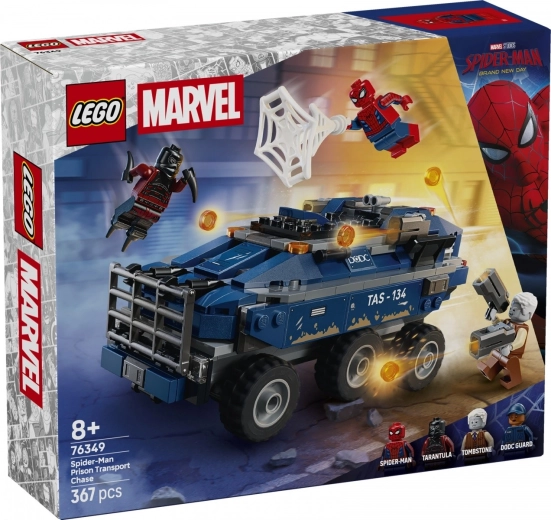 LEGO Marvel Po honička Spider-mana za vězeňským transportérem