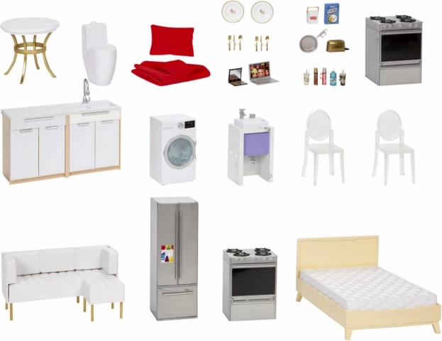 Realistické doplňky a nábytek