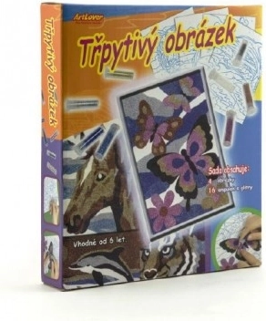 Artlover třpytivé obrázky sada 4 ks