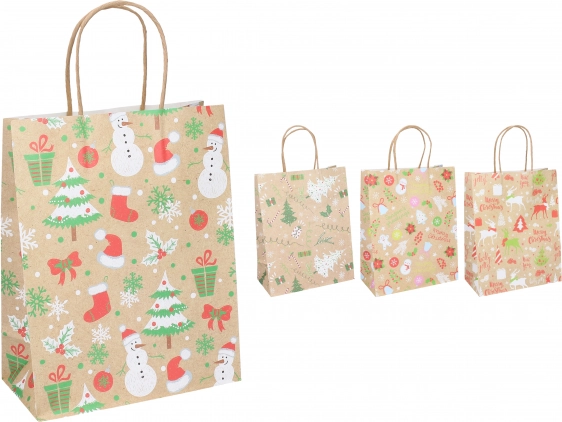 Dárková taška M Vánoce 21 × 27 × 11 cm